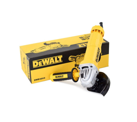 Угловая шлифмашина DEWALT DWE4203, 1010 Вт, 125 мм, 11000 об/мин