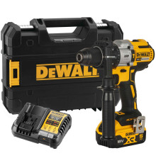 Ударная дрель-шуруповерт DEWALT DCD996P1T, 18 В, 2250 об/мин, 38250 уд/мин, с АКБ 5 Ач и ЗУ, в кейсе TSTAK (DCD996P1NT-XJ)