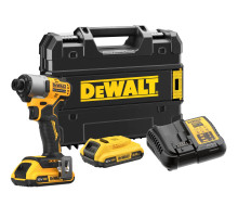 Аккумуляторный шуруповерт DEWALT DCF840D2T, 18 В, 192 Нм, 4200 уд/мин, с 2 АКБ 2 Ач и ЗУ, в кейсе TSTAK (DCF840D2T-QW)