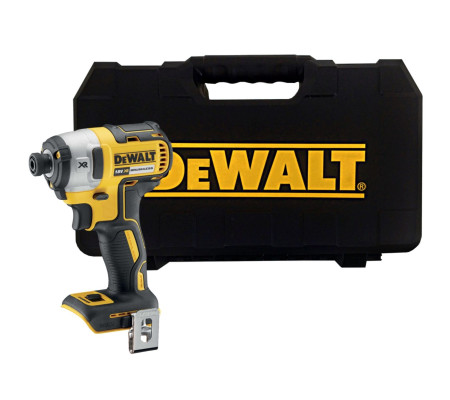 Аккумуляторный шуруповерт DEWALT DCF887NT, 18 В, 205 Нм, 3800 уд/мин, без АКБ и ЗУ, в кейсе (DCF887NT-XJ)