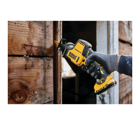 Аккумуляторная сабельная пила DEWALT DCS312NT, 12 В, 2800 ход/мин, 16 мм, без АКБ и ЗУ, в кейсе TSTAK (DCS312NT-XJ)