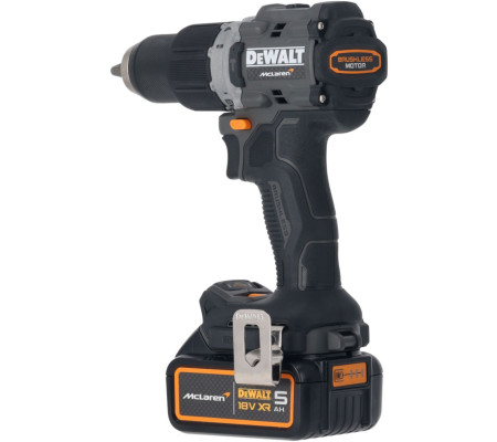 Аккумуляторный набор DEWALT McLaren Limited Edition DCK200MP2T: дрель-шуруповерт + шуруповерт, с 2 АКБ 5 Ач и ЗУ, в кейсе TSTAK