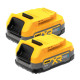 Аккумулятор DEWALT POWERSTACK DCBP034E2, Li-Ion, 18 В, 1.7 Ач, 2 шт. (DCBP034E2-XJ)