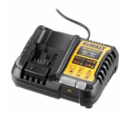 Набор DEWALT DCB1104P2: 2 АКБ DCB184, Li-Ion, 18 В, 5 Ач и зарядное устройство DCB1104, 12/18 В, 4 A (DCB1104P2-QW)