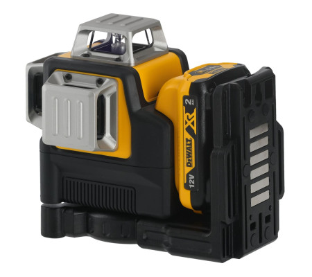 Аккумуляторный лазерный нивелир DEWALT DCE089D1G, 12 В, зеленый луч, 35 м, с АКБ 2 Ач и ЗУ, в кейсе TSTAK (DCE089D1G-QW)