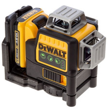 Аккумуляторный лазерный нивелир DEWALT DCE089D1G, 12 В, зеленый луч, 35 м, с АКБ 2 Ач и ЗУ, в кейсе TSTAK (DCE089D1G-QW)