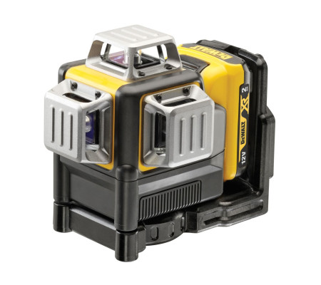 Аккумуляторный лазерный нивелир DEWALT DCE089D1G, 12 В, зеленый луч, 35 м, с АКБ 2 Ач и ЗУ, в кейсе TSTAK (DCE089D1G-QW)