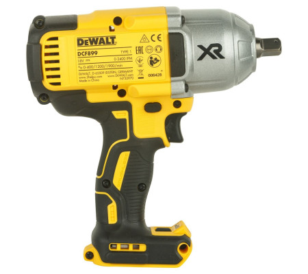 Аккумуляторный гайковерт DEWALT DCF899N, 18 В, 950 Нм, 2400 уд/мин, без АКБ и ЗУ (DCF899N-XJ)