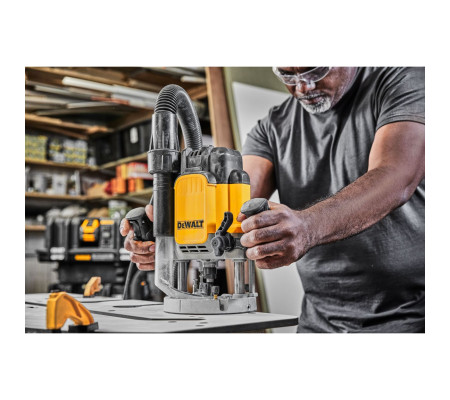 Вертикальный фрезер DEWALT DWE625KT, 2300 Вт, 22000 об/мин, 80 мм, в кейсе TSTAK (DWE625KT-QS)