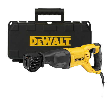 Сабельная пила DEWALT DWE305PK, 1100 Вт, 2800 ход/мин, 29 ход/мин, в кейсе (DWE305PK-QS)