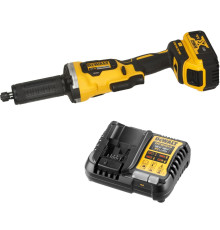 Аккумуляторная прямошлифовальная машина DEWALT DCG426P1, 18 В, 38 мм, 25000 об/мин, с АКБ 5 Ач и ЗУ (DCG426P1N-XJ)