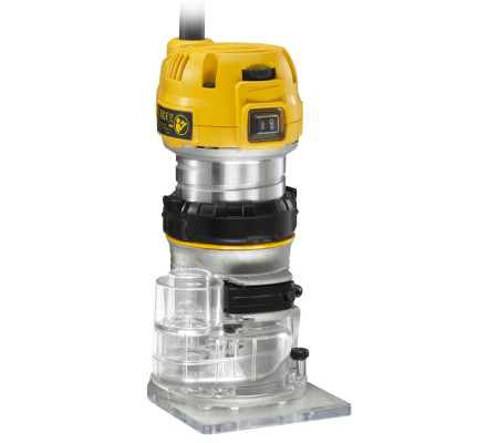 Кромочный фрезер DEWALT D26200, 900 Вт, 27000 об/мин, 55 мм (D26200-QS)