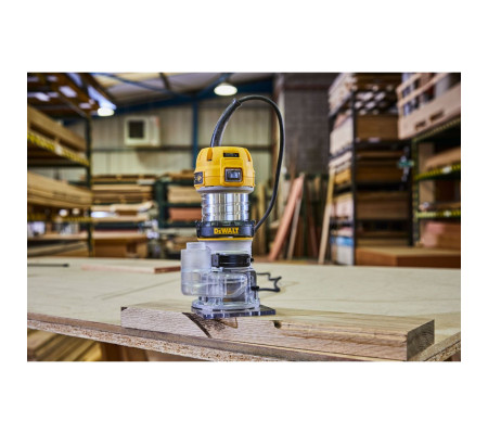 Кромочный фрезер DEWALT D26200, 900 Вт, 27000 об/мин, 55 мм (D26200-QS)