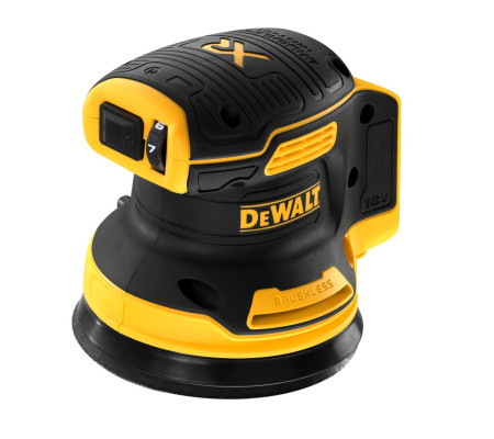 Аккумуляторная эксцентриковая шлифмашина DEWALT DCW210N, 18 В, 125 мм, 12000 кол/мин, без АКБ и ЗУ