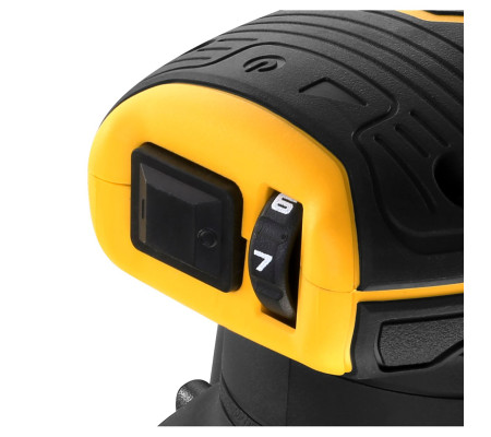 Аккумуляторная эксцентриковая шлифмашина DEWALT DCW210N, 18 В, 125 мм, 12000 кол/мин, без АКБ и ЗУ