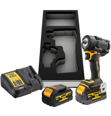 Аккумуляторный гайковерт DEWALT DCF923P2G, 18 В, 610 Нм, 3550 уд/мин, с 2 АКБ 5 Ач и ЗУ, в чехле (DCF923P2G-QW)