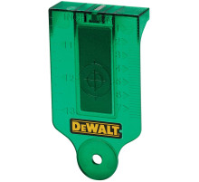 Мишень-лучеуловитель DEWALT DE0730G, для зеленых лазерных уровней