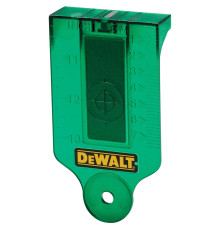 Мишень-лучеуловитель DEWALT DE0730G, для зеленых лазерных уровней
