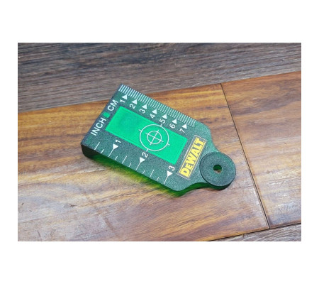 Мишень-лучеуловитель DEWALT DE0730G, для зеленых лазерных уровней