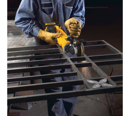 Аккумуляторная угловая шлифмашина DEWALT DCG412P1, 18 В, 125 мм, 7000 об/мин, с АКБ 5 Ач и ЗУ (DCG412P1N-XJ)