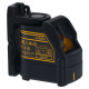 Лазерный нивелир DEWALT DW088K, на батарейках, красный луч, 10 м, в кейсе (DW088K-XJ)