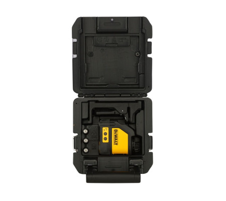 Лазерный нивелир DEWALT DW088K, на батарейках, красный луч, 10 м, в кейсе (DW088K-XJ)