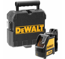 Лазерный нивелир DEWALT DW088K, на батарейках, красный луч, 10 м, в кейсе (DW088K-XJ)