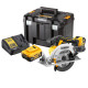Аккумуляторная дисковая пила DEWALT DCS565P2, 18 В, 165 мм, 4950 об/мин, с 2 АКБ 5 Ач и ЗУ, в кейсе TSTAK