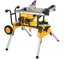 Дисковая настольная пила DEWALT DWE7485RS, 1850 Вт, 210 мм, 5800 об/мин, с подставкой на колесах (DWE7485RS-QS)