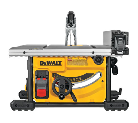 Дисковая настольная пила DEWALT DWE7485RS, 1850 Вт, 210 мм, 5800 об/мин, с подставкой на колесах (DWE7485RS-QS)