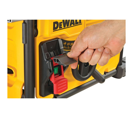Дисковая настольная пила DEWALT DWE7485RS, 1850 Вт, 210 мм, 5800 об/мин, с подставкой на колесах (DWE7485RS-QS)