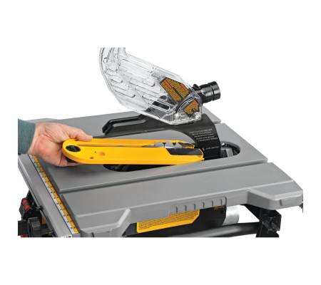 Дисковая настольная пила DEWALT DWE7485RS, 1850 Вт, 210 мм, 5800 об/мин, с подставкой на колесах (DWE7485RS-QS)