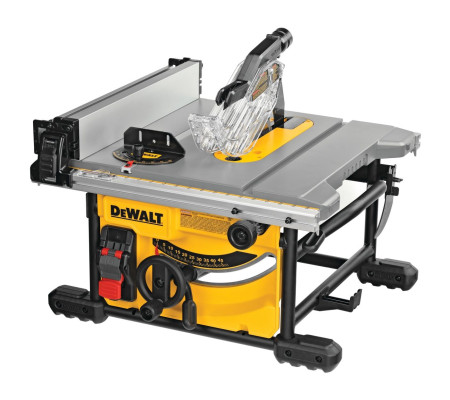 Дисковая настольная пила DEWALT DWE7485RS, 1850 Вт, 210 мм, 5800 об/мин, с подставкой на колесах (DWE7485RS-QS)