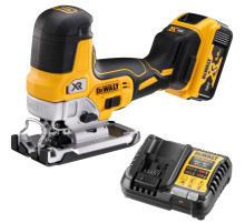 Аккумуляторный лобзик DEWALT DCS335P1, 18 В, 3200 ход/мин, 26 мм, с АКБ 5 Ач и ЗУ (DCS335P1N-XJ)