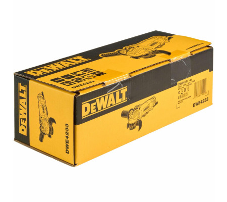 Угловая шлифмашина DEWALT DWE4233, 1400 Вт, 125 мм, 11500 об/мин
