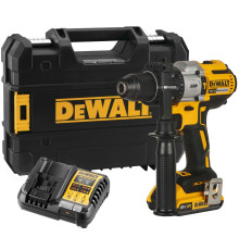 Ударная дрель-шуруповерт DEWALT DCD996D1T, 18 В, 2250 об/мин, 38250 уд/мин, с АКБ 2 Ач и ЗУ, в кейсе TSTAK (DCD996D1NT-XJ)