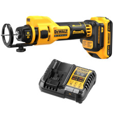 Аккумуляторный фрезер для гипсокартона DEWALT DCE555D1, 18 В, 26000 об/мин, с АКБ 2 Ач и ЗУ (DCE555D1N-XJ)