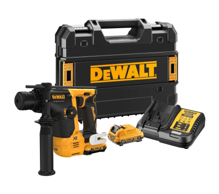 Аккумуляторный перфоратор DEWALT DCH072L2, 12 В, 1.2 Дж, 4280 уд/мин, с 2 АКБ 3 Ач и ЗУ, в кейсе TSTAK (DCH072L2-QW)