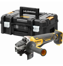 Аккумуляторная угловая шлифмашина DEWALT DCG406NT, 18 В, 125 мм, 9000 об/мин, без АКБ и ЗУ, в кейсе TSTAK (DCG406NT-XJ)