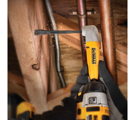 Угловая ударная насадка DEWALT DT71517T, с набором бит, 9 шт.