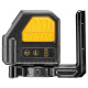 Аккумуляторный лазерный нивелир DEWALT DCE088D1G, 12 В, зеленый луч, 35 м, с АКБ 2 Ач и ЗУ, в кейсе TSTAK (DCE088D1G-QW)