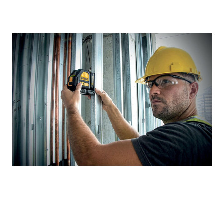 Аккумуляторный лазерный нивелир DEWALT DCE088D1G, 12 В, зеленый луч, 35 м, с АКБ 2 Ач и ЗУ, в кейсе TSTAK (DCE088D1G-QW)