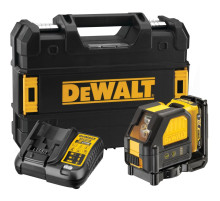 Аккумуляторный лазерный нивелир DEWALT DCE088D1G, 12 В, зеленый луч, 35 м, с АКБ 2 Ач и ЗУ, в кейсе TSTAK (DCE088D1G-QW)