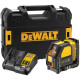 Аккумуляторный лазерный нивелир DEWALT DCE088D1G, 12 В, зеленый луч, 35 м, с АКБ 2 Ач и ЗУ, в кейсе TSTAK (DCE088D1G-QW)