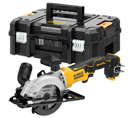 Аккумуляторная дисковая пила DEWALT DCS571NT, 18 В, 115 мм, 4500 об/мин, без АКБ и ЗУ, в кейсе TSTAK (DCS571NT-XJ)