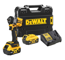 Аккумуляторный гайковерт DEWALT DCF922P2T, 18 В, 610 Нм, 3550 уд/мин, с 2 АКБ 5 Ач и ЗУ, в кейсе TSTAK (DCF922P2T-QW)