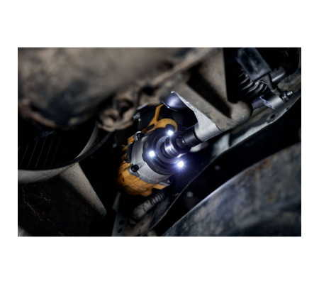 Аккумуляторный гайковерт DEWALT DCF922P2T, 18 В, 610 Нм, 3550 уд/мин, с 2 АКБ 5 Ач и ЗУ, в кейсе TSTAK (DCF922P2T-QW)