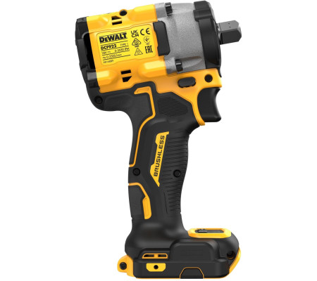 Аккумуляторный гайковерт DEWALT DCF922P2T, 18 В, 610 Нм, 3550 уд/мин, с 2 АКБ 5 Ач и ЗУ, в кейсе TSTAK (DCF922P2T-QW)