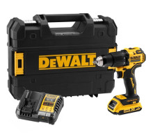 Ударная дрель-шуруповерт DEWALT DCD709D1T, 18 В, 1650 об/мин, 28050 уд/мин, с АКБ 2 Ач и ЗУ, в кейсе TSTAK (DCD709D1NT-QW)