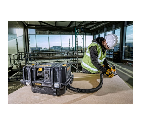 Аккумуляторный строительный пылесос DEWALT DCV586MK, 54 В, 11 л, без АКБ и ЗУ, на тележке TSTAK (DCV586MK-XJ)